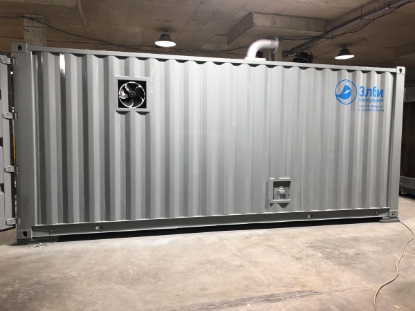 АДЭС в блочно -контейнерном исполнении для резервного электроснабжения объектов 6/0.4 Кв